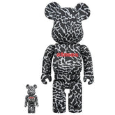 400 % & 100 % Bearbrick-set – Atmos – Reverse Elephant