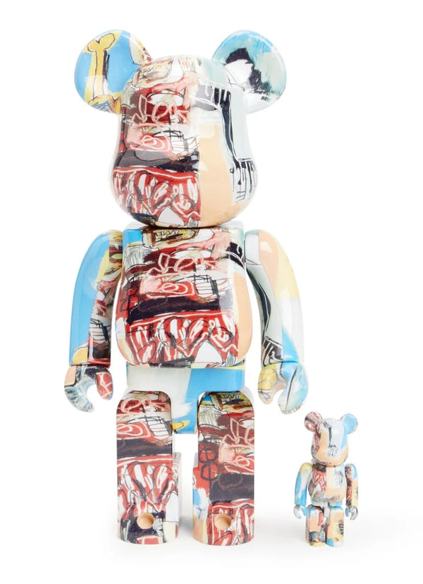 400 % & 100 % Bearbrick-sett – Jean-Michel Basquiat #6