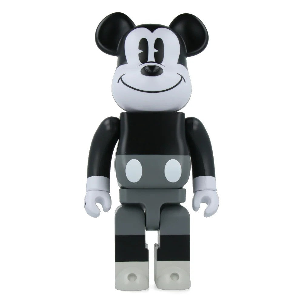 400% Bearbrick -  Mickey Mouse (Svart & Hvit)