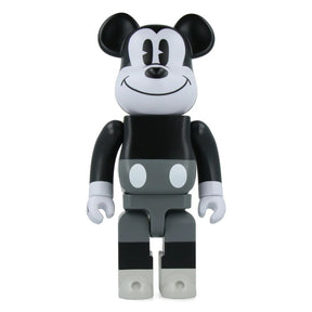 400% Bearbrick -  Mickey Mouse (Svart & Hvit)
