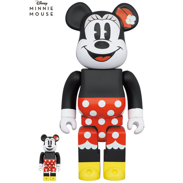 400% & 100% Bearbrick Sett - Minnie Mouse (Walt Disney)
