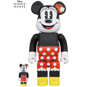 400% & 100% Bearbrick Sett - Minnie Mouse (Walt Disney)