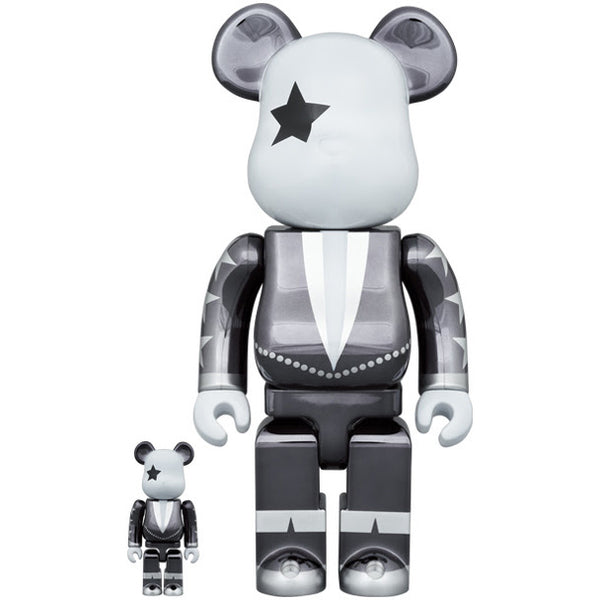 400% & 100% Bearbrick-sett - KISS Star Child (kromutgave)